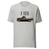 1979 F100 Custom Pickup Truck Retro Short-Sleeve Unisex T-Shirt Sport Grey view 1