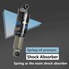 Jejy Bike Oil Spring Shock Absorber Electric Bike Mountain Bike XC Soft Tail Rear Shock Absorber 125mm/150mm/165mm/190mm Accessories (Size : 190mm/1000Lbs) view 3