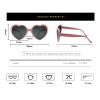 LUJAUXV Heart Shaped Sunglasses for Women,Trendy Cute Heart Glasses Retro Taylor Sun Glasses Cupid UV400 view 4