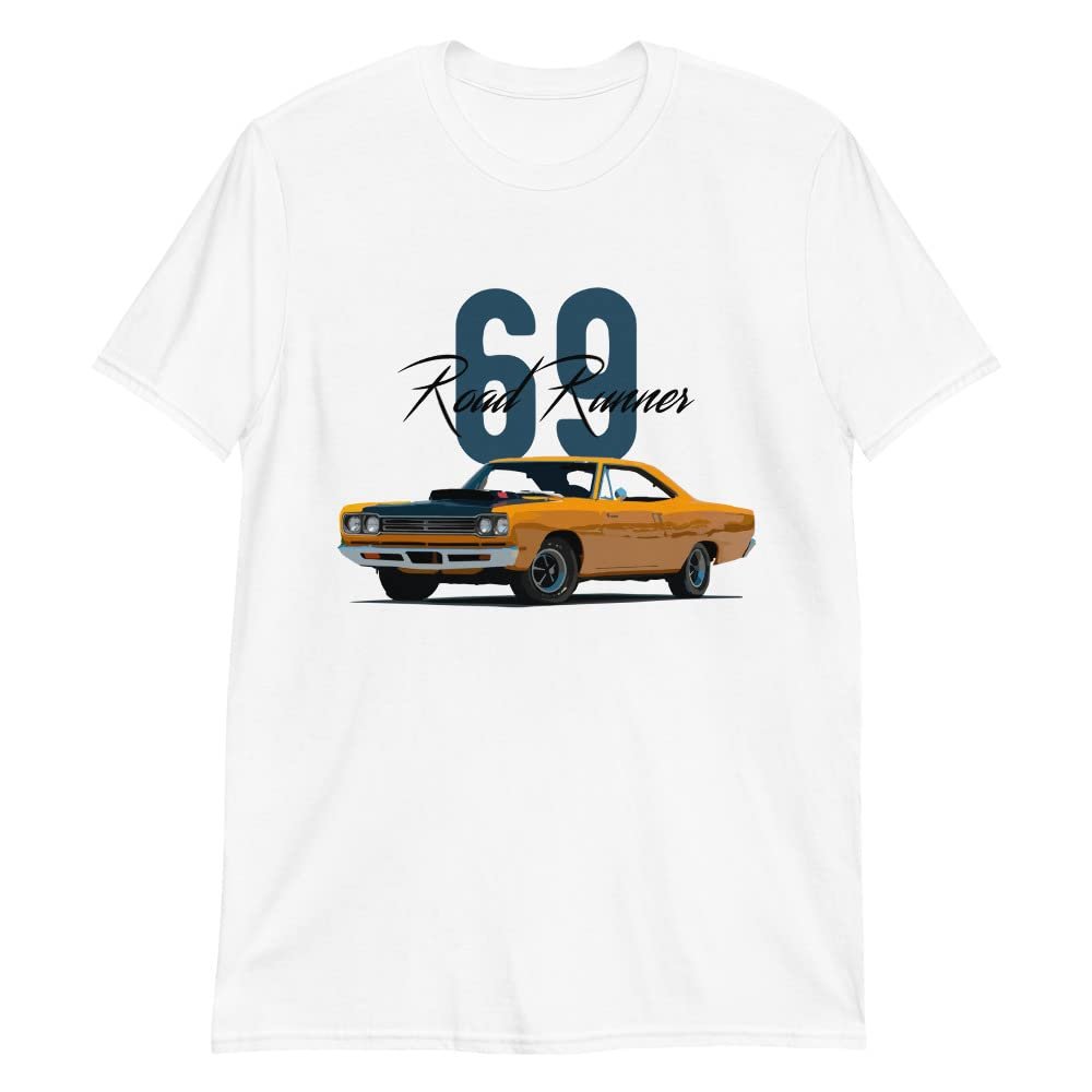 1969 Classic Car Collector Cars Short-Sleeve Unisex T-Shirt White