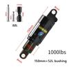 Jejy Bike Oil Spring Shock Absorber Electric Bike Mountain Bike XC Soft Tail Rear Shock Absorber 125mm/150mm/165mm/190mm Accessories (Size : 165mm/1000Lbs) view 2
