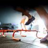 Hurdle Football Training Equipment, Basketball Training Auxiliary Equipment Pack of 5 Agility Training Obstacles ABS Hurdles, Children's Small Hurdles XJJUN (Color : Orange, Size : High-23cm) view 3