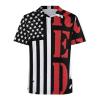 BAIKUTOUAN American Flag RED Remember Everyone Deployed Men's Short Sleeve Polo-Shirt Casual T-Shirts Slim Fit Summer Tops 3XL view 4