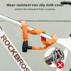 ROCKBROS Bike Chain Lock, Heavy Duty Anti Theft, 3 Ft Long, 5mm Thick Bicycle Lock with Key Set, Cut Proof for Door, Fence view 3