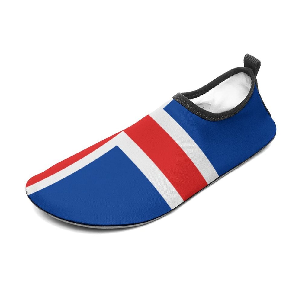 Calculay Iceland Flag Water Shoes, Beach Shoes for Men and Women, Swimming Pool Yoga, Surfing Sneakers