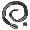 ROCKBROS Bike Chain Lock, Heavy Duty Anti Theft, 3 Ft Long, 5mm Thick Bicycle Lock with Key Set, Cut Proof for Door, Fence view 1
