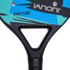 Beach Tennis Paddle Beach Tennis Racket Carbon Fiber with EVA Memory Foam Core Tennis Paddles Set of 2 Paddle and 3 Balls(2Pcs,Green) view 3