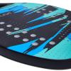 Beach Tennis Paddle Beach Tennis Racket Carbon Fiber with EVA Memory Foam Core Tennis Paddles Set of 2 Paddle and 3 Balls(2Pcs,Green) view 4