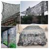 Pxzybd Sunscreen Camouflage Net,Military Net,210d Oxford Cloth Camo Netting,Garden Shade Net,Digital Camouflage Netting,Camping,Shooting,Theme Party Decoration,Car Cover,Digital-3x3m(9.8 * 9.8ft) view 4