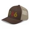 1986 39th Birthday Embroidered Unisex Retro Trucker Hat, 39 Year Old Bday Cap Gift Brown/Khaki view 4