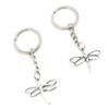 10 Pieces Keychain Keyring Door Car Key Chain Ring Tag Charms Supplies N3TV3U Dragonfly view 1