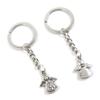 5 Pieces Keychain Keyring Door Car Key Chain Ring Tag Charms Supplies B3DK5O Elf Angel Cherub view 1