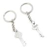 5 Pieces Keychain Keyring Door Car Key Chain Ring Tag Charms Supplies B4JE1B Skeleton Key of Love view 1