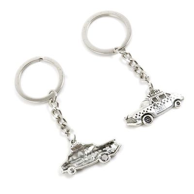 5 Pieces Keychain Keyring Door Car Key Chain Ring Tag Charms Supplies K6VY5P Taxi Compact Car