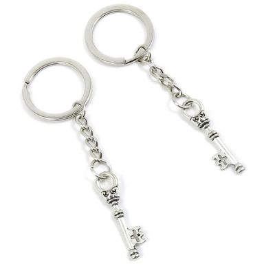 5 Pieces Keychain Keyring Door Car Key Chain Ring Tag Charms Supplies B8IO3P Magic Skeleton Key