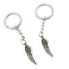 5 Pieces Keychain Keyring Door Car Key Chain Ring Tag Charms Supplies X1PN8E Angel Wing view 1