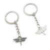 10 Pieces Keychain Keyring Door Car Key Chain Ring Tag Charms Supplies L2XP1B Dragonfly view 1