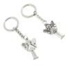 10 Pieces Keychain Keyring Door Car Key Chain Ring Tag Charms Supplies J4OM6C Elf Angel Girl Fairy