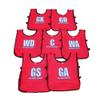 Precision Unisex (Pack 7) (Youths, Adult) Pack of 7 Mesh Netball Training Bibs Youths Adult, White, One Size UK view 2