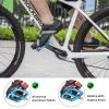 ROCKBROS MTB Mountain Bike Pedals Compatible with SPD Mountain Bike Dual Function Sealed Clipless Aluminum Bicycle Flat Platform 9/16" Pedals with Cleats for Road, MTB, Mountain Bikes view 2