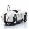 Kyosho Original KS08047EW 1/18 Shelby Cobra 427 S/C ESSEX WIRE #91 White/Dark Blue, Finished Product view 2