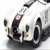 Kyosho Original KS08047EW 1/18 Shelby Cobra 427 S/C ESSEX WIRE #91 White/Dark Blue, Finished Product view 4
