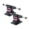 Premium Aluminium Alloy Bushings,Skateboard Trucks, 2Pcs 3.25 Inch Wheels Accessory for Longboard Skatebaord Supplies Kit(Black), Skateboard Trucks, Premium Aluminium Alloy Bushinglongboard truc view 2