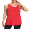 Bestisun Womens Tunic Workout Tops Running Shirts Long Athletic Tanks Racerback Yoga Clothes Red XXL view 3