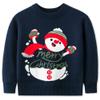Toddlers Christmas Santa Snowman Sweater Boy Ugly Xmas Holiday Pullover Sweatshirt 2-3T view 1