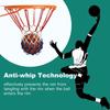 Sanung Tricolor Basketball Net, 12 Loops 7 Knots Polyester Anti-Whip Basketball Net Replacement,All-Weather for Indoor Outdoor Use, Set of 2 view 2