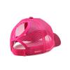 Low Profile Fedora Glitter Trucker Visor Messy Plain Baseball Ponytail Buns Cap Hat Unisex Baseball (Hot Pink, One Size) view 3