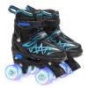 SHDSL Kids Roller Skates for Boys Girls Kids, 4 Sizes Adjustable Quad Skates with All Light up Wheels - Birthday Gift for Indoor Outdoor Sports Patines para nias view 1