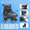 SHDSL Kids Roller Skates for Boys Girls Kids, 4 Sizes Adjustable Quad Skates with All Light up Wheels - Birthday Gift for Indoor Outdoor Sports Patines para nias view 3