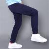 Kids Girls Boys Pants Cotton Trousers Children Casual Elastic Waist Pencil Pants Sweatpants Orange view 4