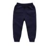 Boys Girls Solid Cotton Pants Boys Casual Sport Pants Jogging Leggings Baby Kids Children Trousers Navy Blue view 1