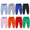 Boys Girls Solid Cotton Pants Boys Casual Sport Pants Jogging Leggings Baby Kids Children Trousers Navy Blue view 2