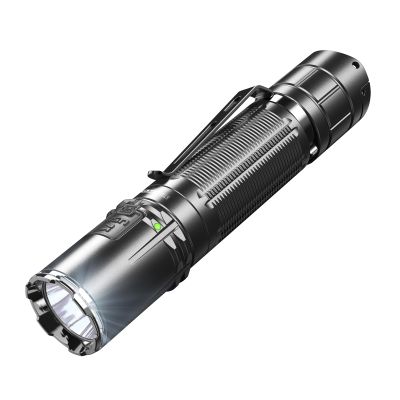 klarus XT2CR Pro Tactical Flashlight, 2100 Lumens Ultra-Bright LED Flashlight, Dual Tail Switches Pocket-Sized Flash Light and Holster for Law Enforcement, Outdoor, Camping and Emergency Use