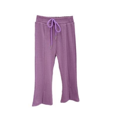 Summer Girls Casual Candy Color Comfortable Pants Baby Kids Children Trousers Purple