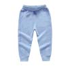 Boys Girls Solid Cotton Pants Boys Casual Sport Pants Jogging Leggings Baby Kids Children Trousers Sky Blue view 1