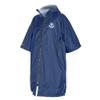 4MonsterSwim Parka with Hood,Quick-Dry Wetsuit Changing Robe Waterproof,Warm Coat Surf Poncho for Water Sport, Beach&Pool (Short Sleeve Navy, Medium) view 1