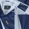 4MonsterSwim Parka with Hood,Quick-Dry Wetsuit Changing Robe Waterproof,Warm Coat Surf Poncho for Water Sport, Beach&Pool (Short Sleeve Navy, Large) view 2