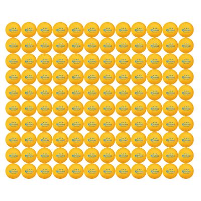 KEVENZ 120-Pack 3 Star Ping Pong Balls,Advanced Table Tennis Ball,Bulk Outdoor Ping Pong Balls, Orange