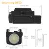 SecurityIng GF03 800 Lumens Mini Tactical Light, Micro Rechargeable Quick Release Rail Mounted Flashlight with Type-C Port, for 1913 Rail Compatible Firearms view 2