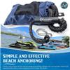 AnchorMate Bungee Line 7-25 ft | Anchoring Bungee Ropes for Boats, PWCs & Kayaks | Absorbs Shocks from Swells & Wind, Prevents Anchor Dislodging | Great for Mooring and Tethering Your Boat or Jet Ski view 2
