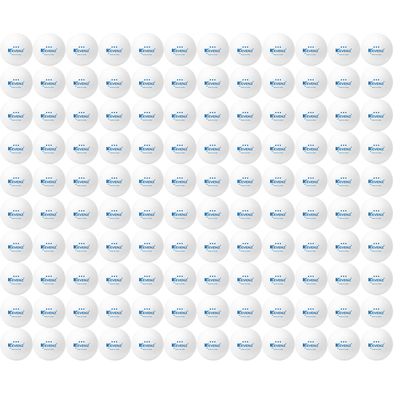 KEVENZ 3 Star Ping Pong Balls, 120 Pack Advanced Table Tennis Balls, Bulk Outdoor and Indoor Ping-Pong Balls for Training, Competition and More, White