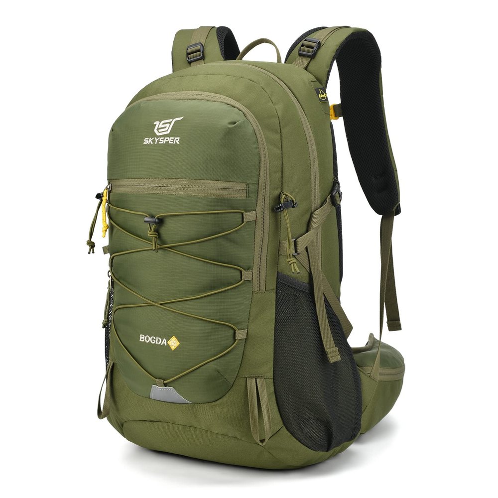SKYSPER Hiking Backpack for Men Women, 35L Travel Backpack Waterproof Camping Backpack Outdoor Lightweight Daypack