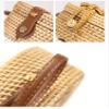 Handwoven Handmade Round Rattan Natural Crossbody Bag Chic Hand Bag Shoulder Leather Straps (Color : Medium, Size : 1pcs) view 4