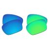EZReplace Lenses Replacement for Oakley Latch SQ OO9353 Sunglasses (Polarized Lenses) - Fits Oakley Latch SQ Frame (Ice Blue+Spring Green) view 1