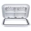 smartmarine White Marine Deck Access Hatch 17.312.4" Boat Hatch & Lid,Rectangle Boat Deck Hatch view 1