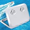smartmarine White Marine Deck Access Hatch 17.312.4" Boat Hatch & Lid,Rectangle Boat Deck Hatch view 2